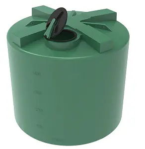 Пластиковая емкость ЭкоПром TH 5000 с откидной крышкой (Зеленый) 0